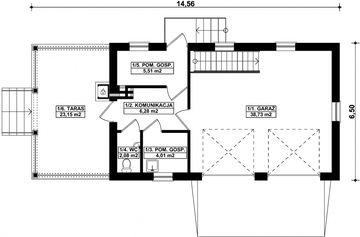 Parter projektu - G318 - Budynek garażowo - gospodarczy