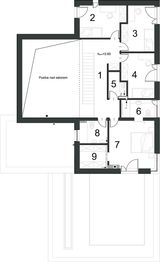 Piętro 1 projektu - Efektowny D20