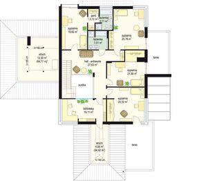 Piętro 1 projektu - Prestiżowy