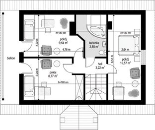 Poddasze projektu - Radosny