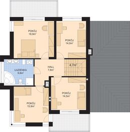 Piętro 1 projektu - APS 274