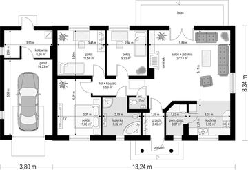 Parter projektu - Słoneczny z poddaszem
