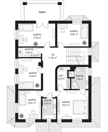 Piętro 1 projektu - Agat