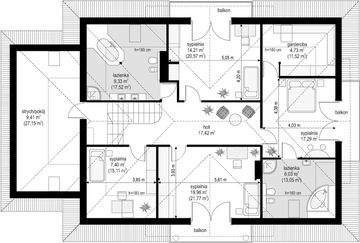 Poddasze projektu - Benedykt 3