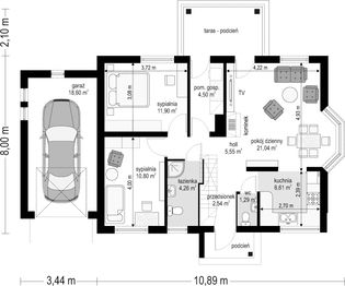 Parter projektu - Klejnot z garażem