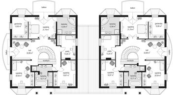 Piętro 1 projektu - Komorów