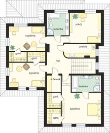 Piętro 1 projektu - Koral