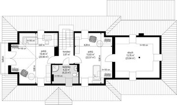 Poddasze projektu - Magnolia