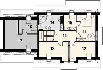 Poddasze projektu - Komfort 2G