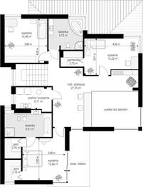 Piętro 1 projektu - Riwiera