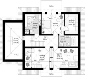 Poddasze projektu - Amanda