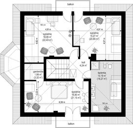 Poddasze projektu - Agatka