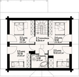 Poddasze projektu - Brzeg średni 15 dw