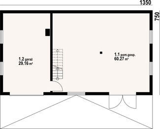 Parter projektu - Budynek gospodarczy bg-4