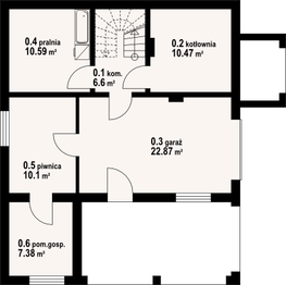 Piwnica projektu - Jaworzynka nowa mg