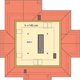 Poddasze projektu - Arabella 2 wersja C paliwo stałe