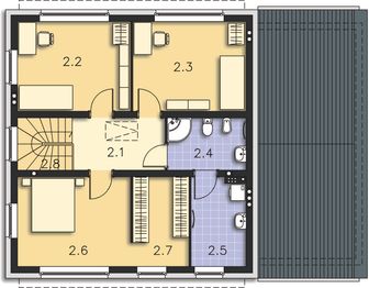 Piętro 1 projektu - Skagen II DCP401a