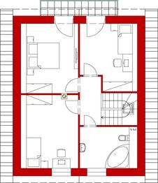 Poddasze projektu - Domek Klonowy ET (030 ET)