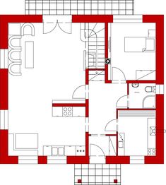 Parter projektu - Domek Nieduży ET (010 ET)