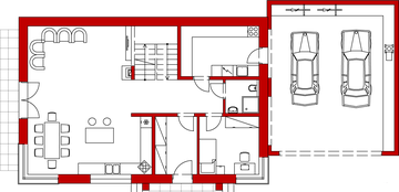 Parter projektu - Domek w Słotwinie (044 ET+Gt)