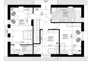 Poddasze projektu - Koniczynka