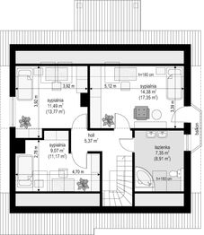 Poddasze projektu - Bryza 3
