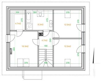 Poddasze projektu - eko Typowy 2