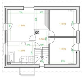 Poddasze projektu - eko Typowy 3
