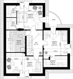 Poddasze projektu - Elka