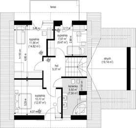 Poddasze projektu - Gucio 2