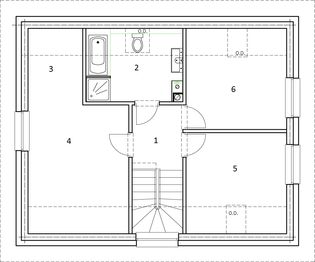Poddasze projektu - eko Typowy 2a