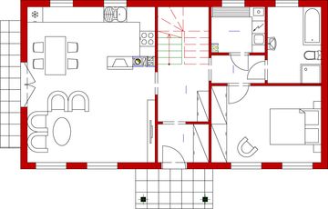 Parter projektu - Domek Bieszczadzki (018 SK)