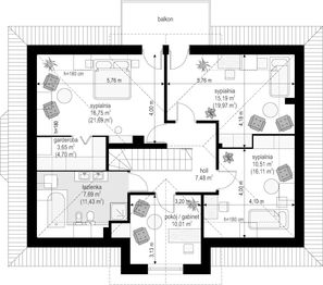 Poddasze projektu - Stokrotka