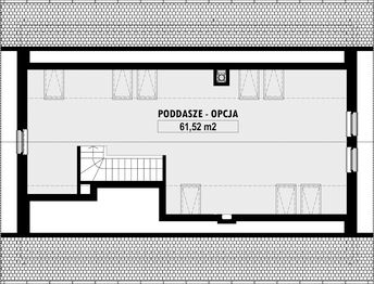 Poddasze projektu - E-185