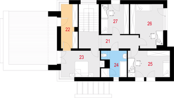 Piętro 1 projektu - Audax I PG2