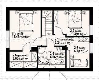 Poddasze projektu - Hoczew bk 11