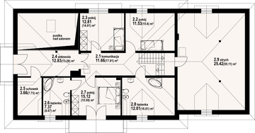 Poddasze projektu - Chmielniki średnie 18