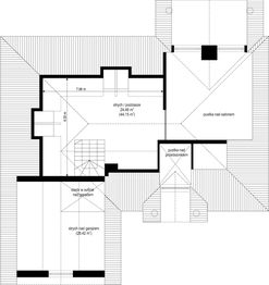 Poddasze projektu - Dom na Parkowej