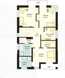 Piętro 1 projektu - Kasjopea 7