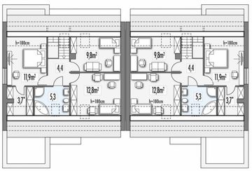 Poddasze projektu - VIVIEN bliźniak C