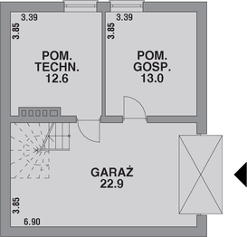 Piwnica projektu - DOM 212