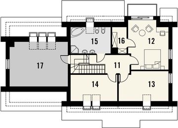 Poddasze projektu - Jodła 2G