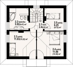 Poddasze projektu - Jaworzynka nowa 3