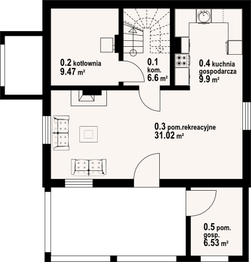 Piwnica projektu - Jaworzynka nowa 3