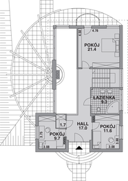 Piętro 1 projektu - Dom 246