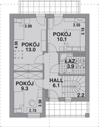 Poddasze projektu - DOM 264
