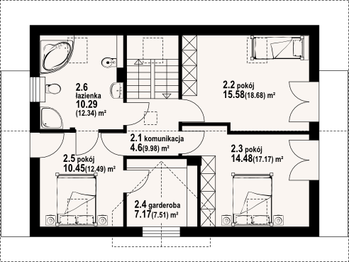 Poddasze projektu - Osiek 331