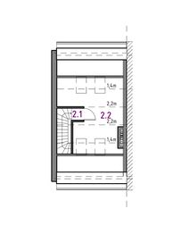 Poddasze projektu - JB55 bliźniak