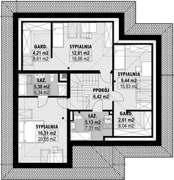Poddasze projektu - E-188
