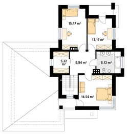 Piętro 1 projektu - Cyprys 8